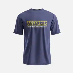 camiseta campanario color azul denim - camisetas originales