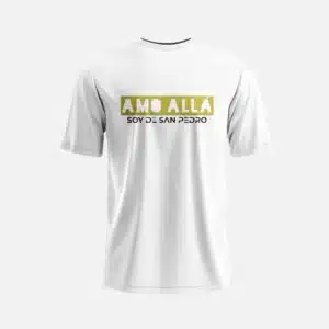 camiseta san pedro de merida prenda color blanco - camisetas originales