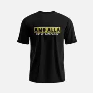 camiseta san pedro de merida prenda color negro - camisetas originales